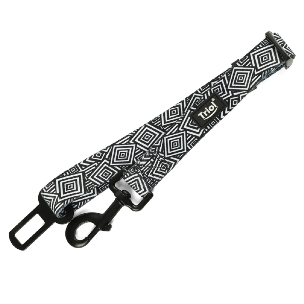 Ремень безопасности для собак TRIOL Геометрия нейлоновый 70см